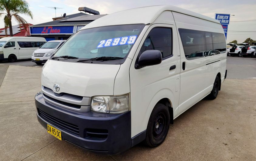 2009 Toyota Hiace Commuter Automatic Diesel